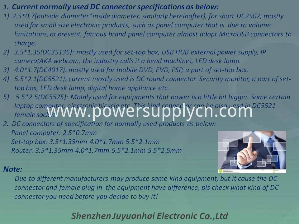 How to chose correct power adapter How to chose correct power adapter